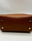 Michael Kors Brown Leather Hamilton Traveler Tote Bag