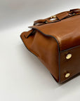 Michael Kors Brown Leather Hamilton Traveler Tote Bag
