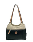 Giani Bernini Black Colorblock Pebbled 4 Poster Tote Bag