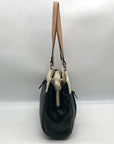 Giani Bernini Black Colorblock Pebbled 4 Poster Tote Bag