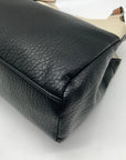 Giani Bernini Black Colorblock Pebbled 4 Poster Tote Bag