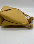 MMS Beige Leather Crossbody Bag