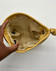 MMS Beige Leather Crossbody Bag