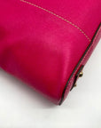 Dooney & Bourke Hot Pink Saffiano Leather Lexington Tote Bag