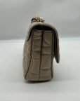 Guess Beige Leather Crossbody Bag