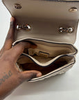 Guess Beige Leather Crossbody Bag