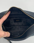 DKNY Black Chelsea Web Strap Camera Bag