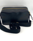 DKNY Black Chelsea Web Strap Camera Bag