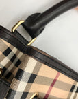 Burberry Signature Haymarket Check Medium Willenmore Hobo Bag