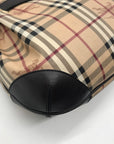 Burberry Signature Haymarket Check Medium Willenmore Hobo Bag