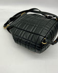 Kate Spade Black Quilted Leather Evelyn Backpack