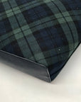 Talbots Plaid Black Watch Tote Bag