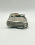 Coach Vintage Gray Canvas Signature Buckle Wallet