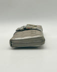 Coach Vintage Gray Canvas Signature Buckle Wallet