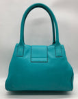 Kate Spade Teal Pebbled Leather Bexley Stevie Satchel Bag