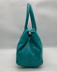 Kate Spade Teal Pebbled Leather Bexley Stevie Satchel Bag