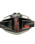 Whiting & Davis Silver Hardshell Convertible Clutch