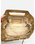 I.N.C. International Concepts Judith Gold Sequin Crossbody Clutch Bag