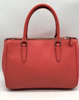 Coach Pebbled Leather Surrey Carryall Satchel Bag With Matching Wallet