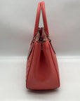 Coach Pebbled Leather Surrey Carryall Satchel Bag With Matching Wallet