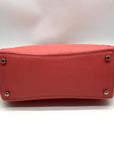 Coach Pebbled Leather Surrey Carryall Satchel Bag With Matching Wallet