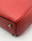 Coach Pebbled Leather Surrey Carryall Satchel Bag With Matching Wallet
