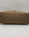 Dooney & Bourke Brown Vintage Monogram Canvas Shoulder Hobo Bag