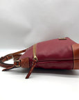 Dooney & Bourke Wine Pebbled Leather Wexford Crossbody Bag