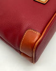 Dooney & Bourke Wine Pebbled Leather Wexford Crossbody Bag