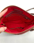 Dooney & Bourke Wine Pebbled Leather Wexford Crossbody Bag