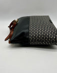 Fossil Black Fiona Striped Crossbody Bag