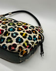 Brighton Soft Multicolor Leopard Print Fabric Shoulder Bag