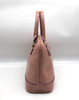 Giani Bernini Dusty Pink Croc Embossed Faux Leather Dome Satchel