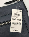 Style & Co Navy North South Hudsonn Crossbody