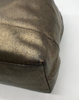 Cole Haan Metallic Bronze Leather Convertible Satchel