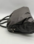 Jewell Grey Faux Snakeskin Shoulder Bag