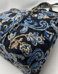 Vera Bradley Navy Blue Windsor Tote Bag With Pouch