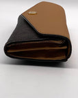 Michael Kors Greenwich Brown and Tan Monogram Wallet