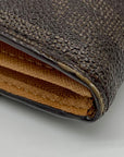 Michael Kors Greenwich Brown and Tan Monogram Wallet