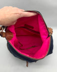 Dooney & Bourke Blue Nylon Wayfarer Collection Satchel Bag