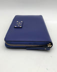 Kate Spade Blue Wellesley Neda Zip-Around Wallet