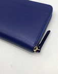 Kate Spade Blue Wellesley Neda Zip-Around Wallet