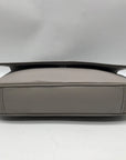 Michael Kors Gray Leather Fulton Shoulder Flap Crossbody Bag