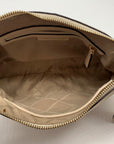 Michael Kors Ivory White Studded Leather Astor Pouchette