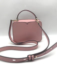 Kate Spade Light Pink Saffiano Leather Mini Vanity Top Handle Bag