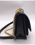 Michael Kors Chocolate Suede & Leather Claire Shoulder Bag