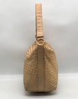 Bottega Veneta Pinecone Woven Leather Hop Hobo Bag