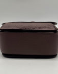 Aspinal Lavender Taupe Pebbled Leather Crossbody