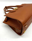 Salvatore Ferragamo The New Studio Brown Leather Shoulder Bag