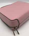 Kate Spade Light Pink Saffiano Leather Mini Vanity Top Handle Bag